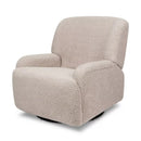 Winslow Extra Wide Recliner and Swivel Glider - Earl Grey Shearling