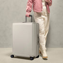 Large Checked Hardside Spinner Suitcase - Matte Atmosphere