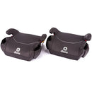 Solana - Pack of 2 Backless Booster Car Seats - Black