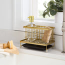 Top of Kitchen Sink Sponge Brush and Caddy Organizer