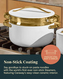 Small & Large Steamer Set - Gold