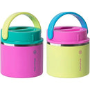 20 oz Insulated Food Jar, 2-Pack, Pink and Yellow