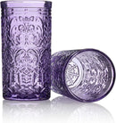 14oz 4pk Crystal Jax Highball Glasses - Purple