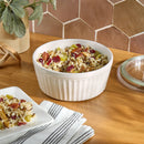 Round Stoneware Food Storage Container