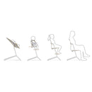 LEMO 2 High Chair - Sand White