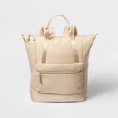 Faux Neoprene Backpack - Cream