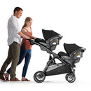 Infant Car Seat Adapter/Basket for Corso Flex Stroller - Black