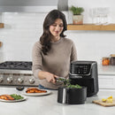 4-Quart Digital Air Fryer With 12 One-Touch Presets - Black