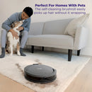 Robot Vacuum with SmartPath Navigation - Gray