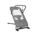 Alpine Deluxe Portable Bouncer - Charcoal Tweed