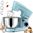 5.5-Qt Stand Mixer with Dough Hook  Beater Whisk - Blue