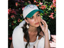 Tennis Hat - Cream/Green