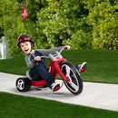 Big Flyer Sport with Large Front Wheel and Adjustable Seat for Kids - Red