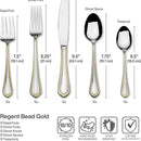 Gold 65-Piece Flatware Set
