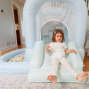 Bounceland Mini Inflatable Bounce House with Ball Pit - Pastel Mist