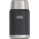 24oz Stainless Steel Food Storage Jar with Spoon - Granite