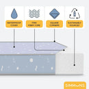 Soothing Nights 3" Mini/Portable Crib Hybrid Mattress