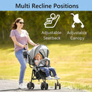 Lightweight Infant Stroller - Light Gray