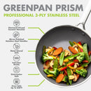 10" Hybrid Stainless Steel and Ceramic Nonstick Wok