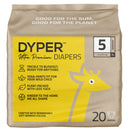 Premium Plant-Based Baby Diapers - Size 5 (20 Diapers)