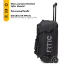 Structured Collapsible Duffle Bag Rolling Medium - Black