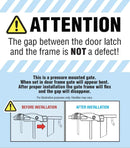 Extra Tall Widespan Safety Gate - White