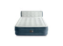 18" Pillow Top Air Mattress with Electric Pump and Headboard - Queen Size