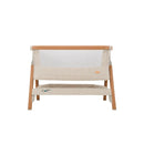 CoZee Bedside Crib - Scandinavian Walnut/Ecru