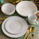 18-Piece Porcelain Dinnerware Set - Service for 4