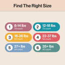 72ct Clean Conscious Diapers Size 2 - Ocean Bottoms + Chilly Cheeks