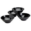 Infuse 4pc 8" Melamine Ramen Bowls Black