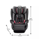 Revolve 360 Extend All-in-One Rotating Convertible Car Seat - Rowe Pink