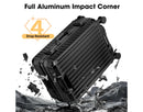 Zipperless Aluminum Frame Suitcase with Spinner Wheels - 24"