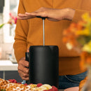24oz Clara French Press Coffee Maker Matte Black: Stainless Steel, Manual, Permanent Screen Filter, 24 oz Capacity