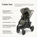 Ultimate 3 Bassinet and Stroller Set - Forest
