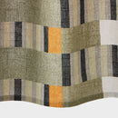 Broken Stripe Shower Curtain Green