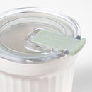 Round Stoneware Overnight Oats Container