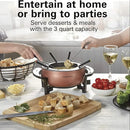 3 Quart Fondue Pot - Copper
