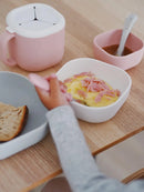 Silicone Mealtime Nesting Bowls Set of 3 - Grey