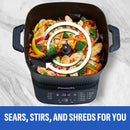 Digital Multi-Cooker with Automatic Paddle - Black