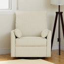 Ethan Swivel Recliner - Performance Cream Linen