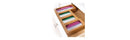 4-Piece Bamboo Food Storage Bag Holder Set - Natural