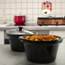 Triple Slow Cooker and Buffet Server - Brushed Copper