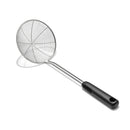Stainless Steel Scoop and Strain Skimmer - Black