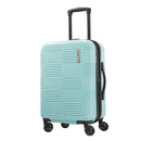 Checkered Hardside Carry On Spinner Suitcase - Mint Green