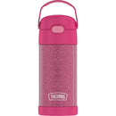 12oz FUNtainer Water Bottle - Pink Glitter