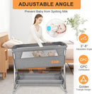 Baby Bassinet, Bedside Sleeper Grey