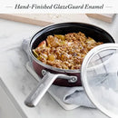 GreenPan Merten & Storck Steel Core Enameled Sauté Pan - Chocolate Truffle