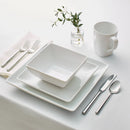 16pc Porcelain Square Rim Dinnerware Set - Threshold™