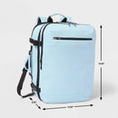 40L Travel Backpack With Expansion - Blue